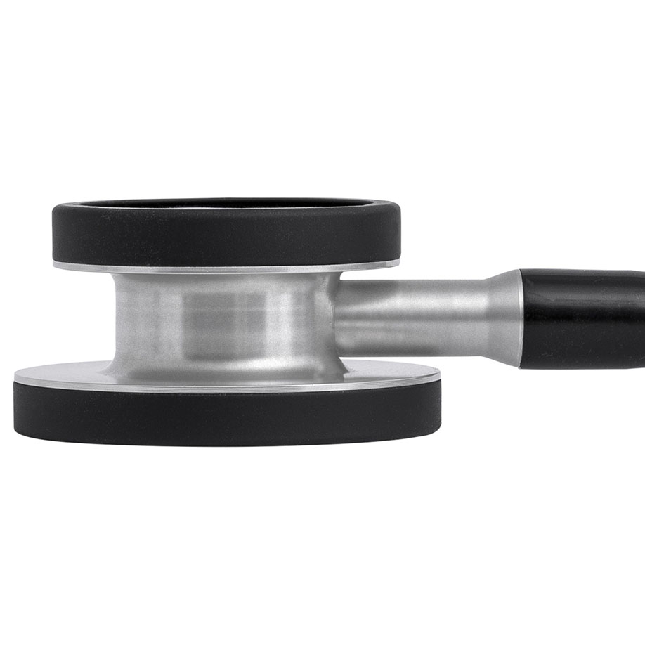 LuxaScope Sonus SX Stethoskop Edelstahl für Erwachsene / Kinder, schwarz