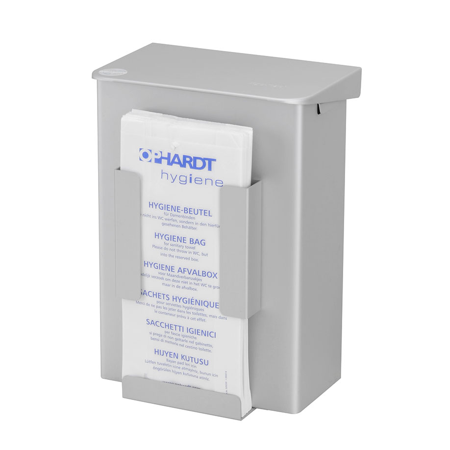 ingo-man Hygiene-Abfallbox 6 Ltr. AB 6 HB 1 A  Aluminium silber eloxiert