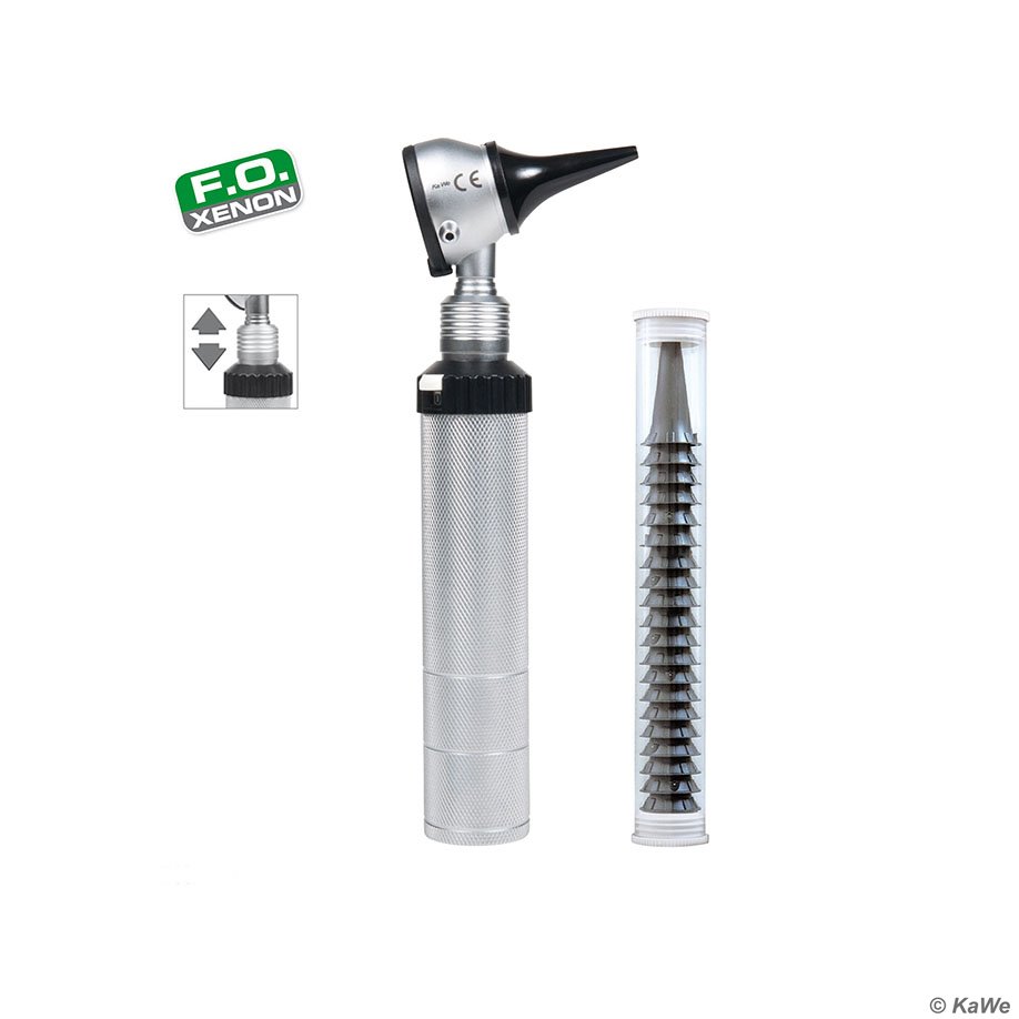KaWe EUROLIGHT F.O. 30 Otoskop 2,5 V, XL, Griff C mit Clic-Verschluss