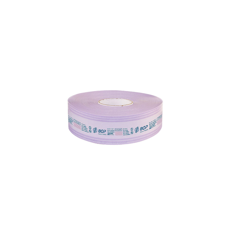 Steri-Rolle 50 mm x 200 m ohne Falte mit 3 Indikatoren
