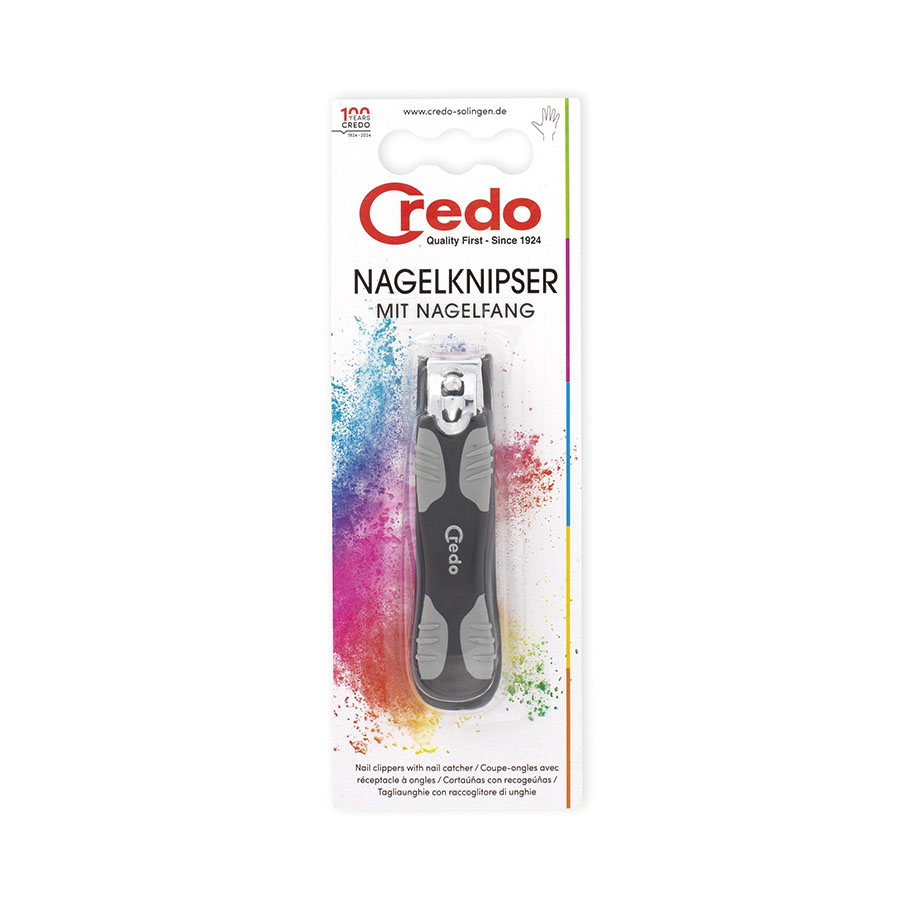 Credo Nagelknipser mit Softtouch- Nagelfang, 92 mm - BlackLine