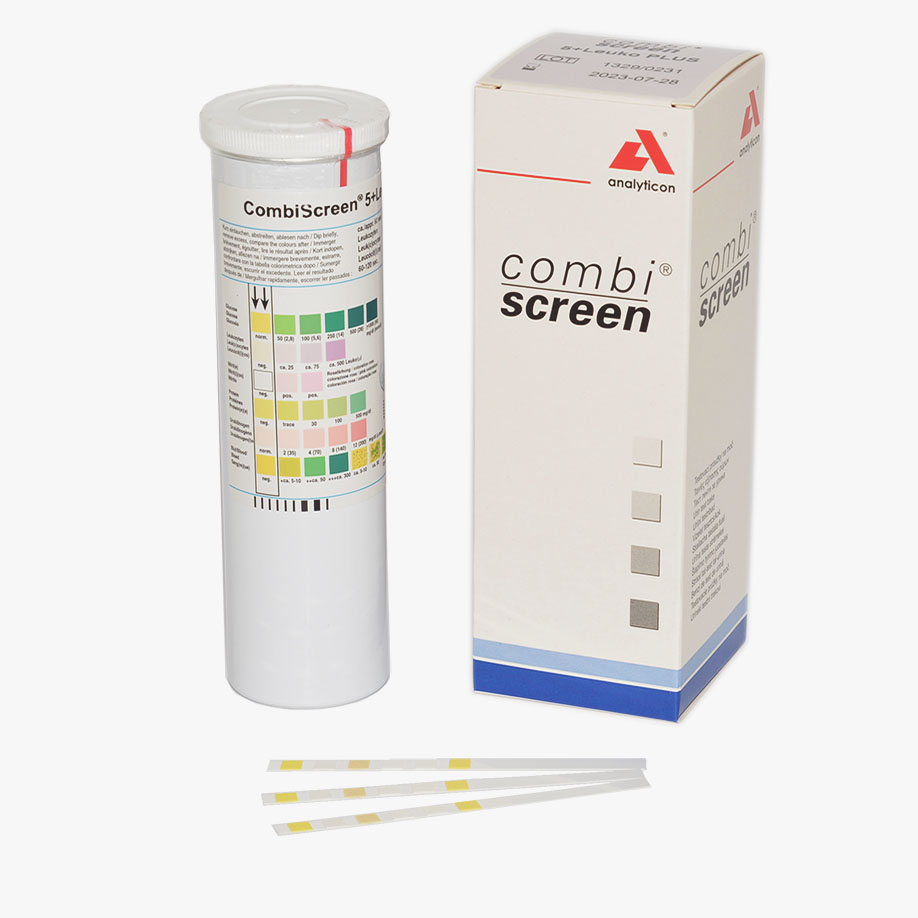 CombiScreen 5 + L PLUS Harnteststreifen (50 T.)