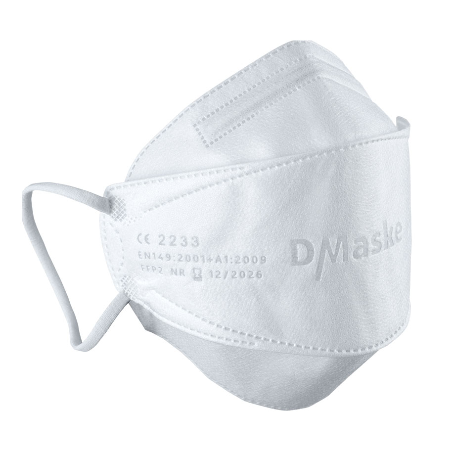 D/Maske FFP2 NR Atemschutzmasken Luftkaiserin, einzeln verpackt (20 Stck)
