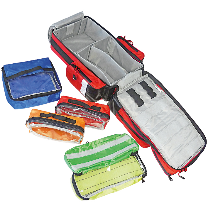 Notfallrucksack ''WasserStopp'' ratiomed groß, rot, leer
