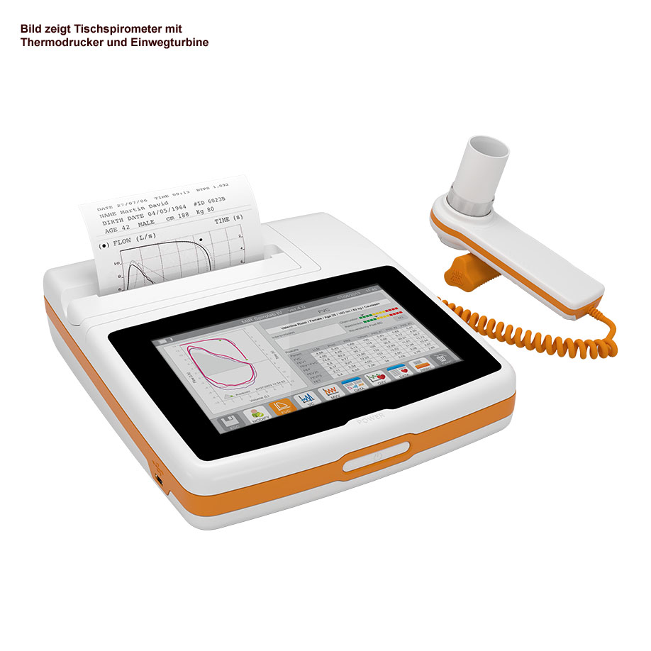 Spirolab Tischspirometer mit integriertem Thermodrucker