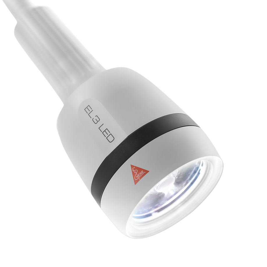 EL 3 LED Untersuchungsleuchte mit Rollstativ aus Metall