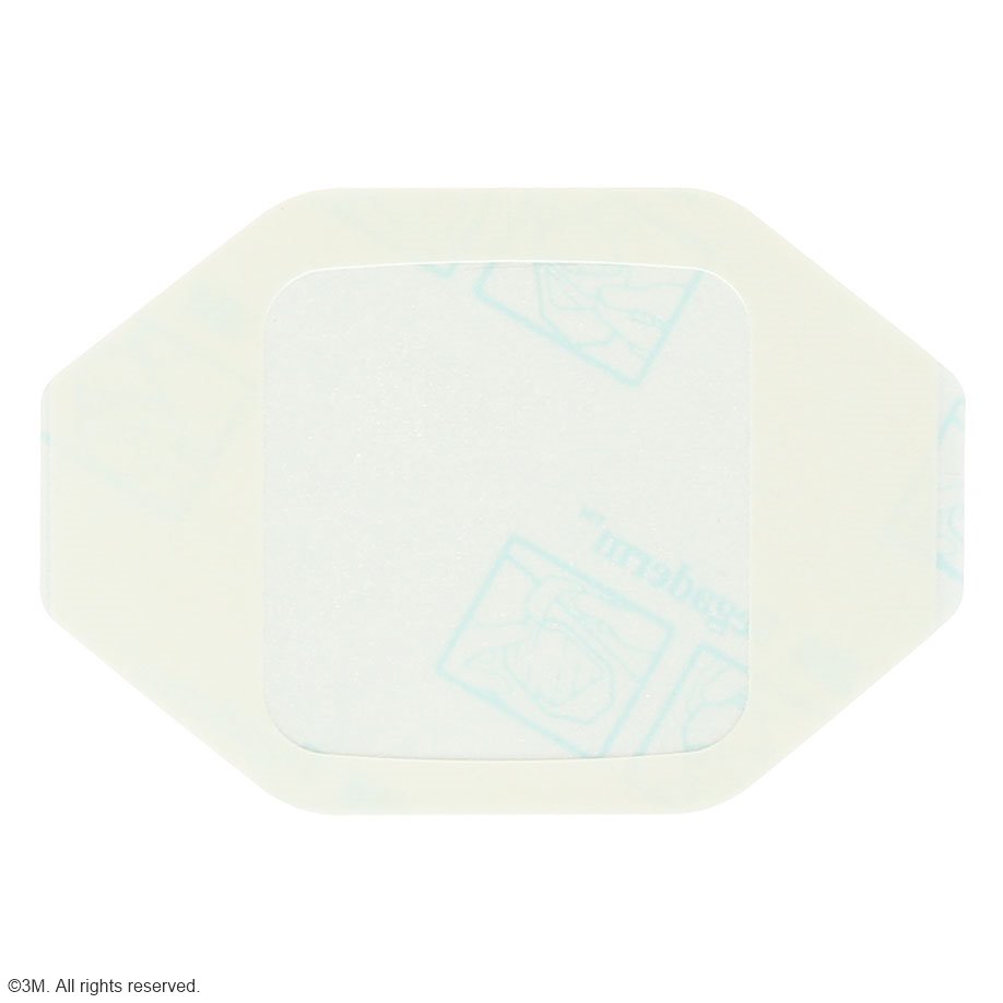 3M Tegaderm Film Transparentverband steril, 4,4 x 4,4 cm (5 Stck.)