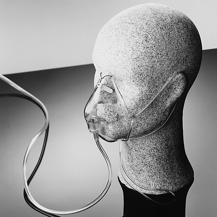 Sauerstoff-Maske für Erwachsene, hohe Konzentration, Standardkonnektor