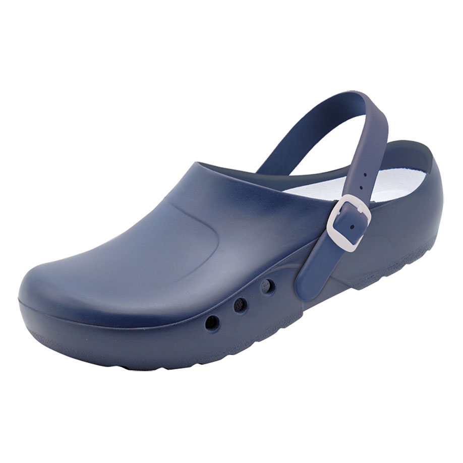 OrthoClogs mit Fersenriemen blau, Gr. 47