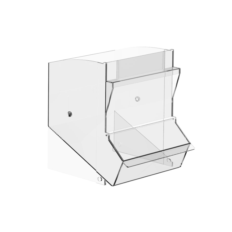 Einzelschütte groß, inkl. Staubschutzdeckel