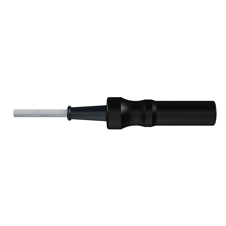 HF-Kabel bipolar, Flachstecker Vierkant, 5 m