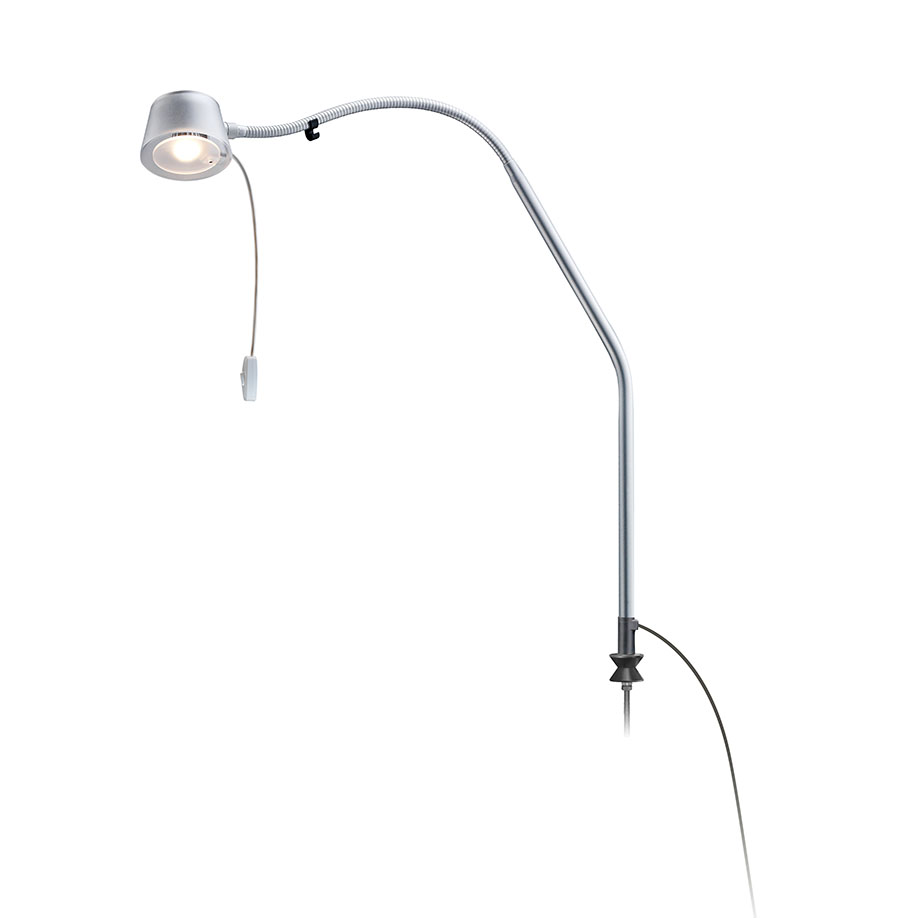 Pflege- und Leseleuchte CULTA LED S 4 B S9, weißaluminium