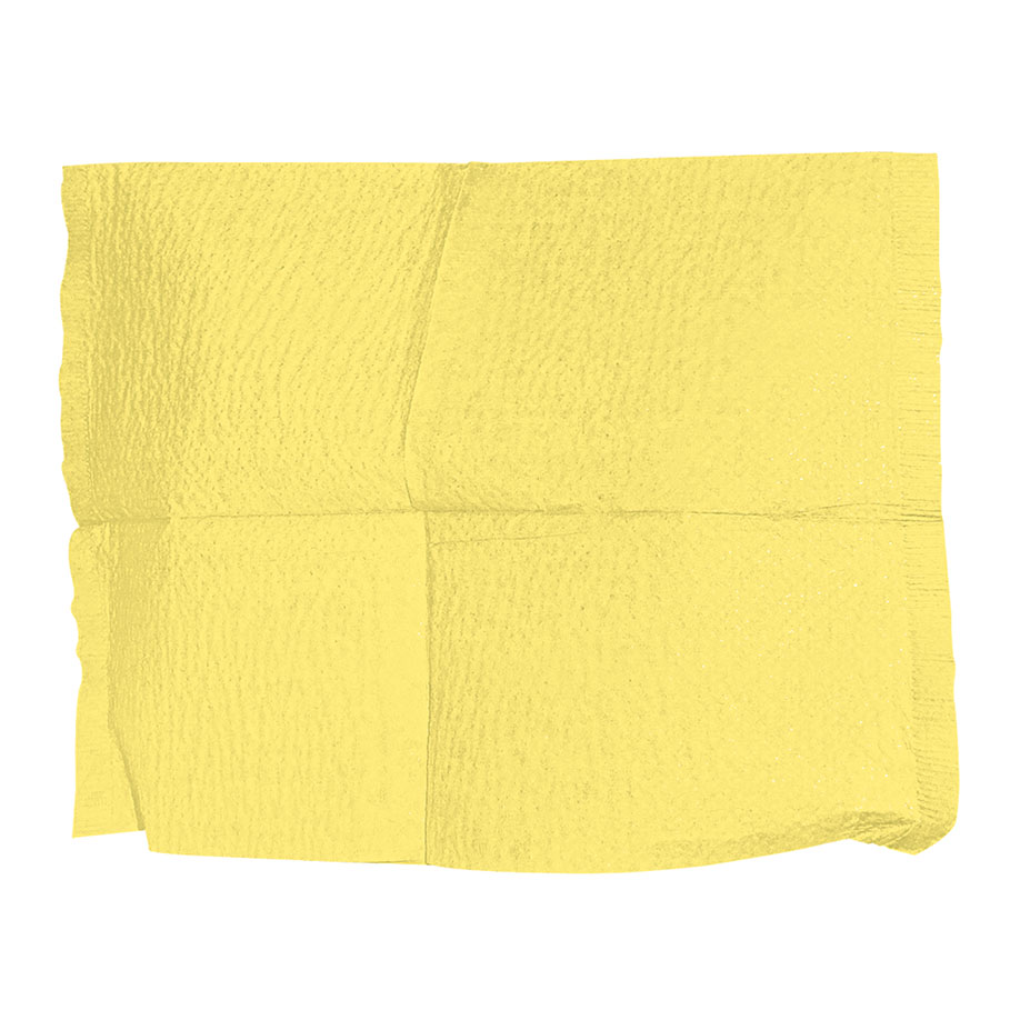 Kopfstützenschoner Tissue/PE, 25 x 33 cm, yellow (500 Stck.)