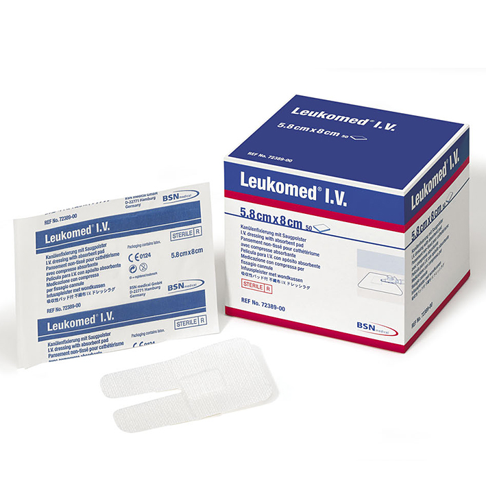 Leukomed I.V. Kanülenfixierung, 6,0 x 8,0 cm, steril (50 Stck.)