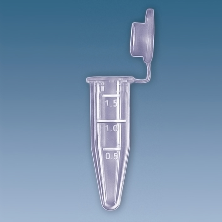 PP-Reaktionsgefäße 1,5 ml m. anhängendem PP-Stopfen, violett (500 Stck.)