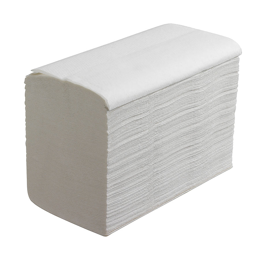 Hostess Natura Handtücher, 2-lagig, weiß, 25 x 23 cm (20 x 180 Bl.)