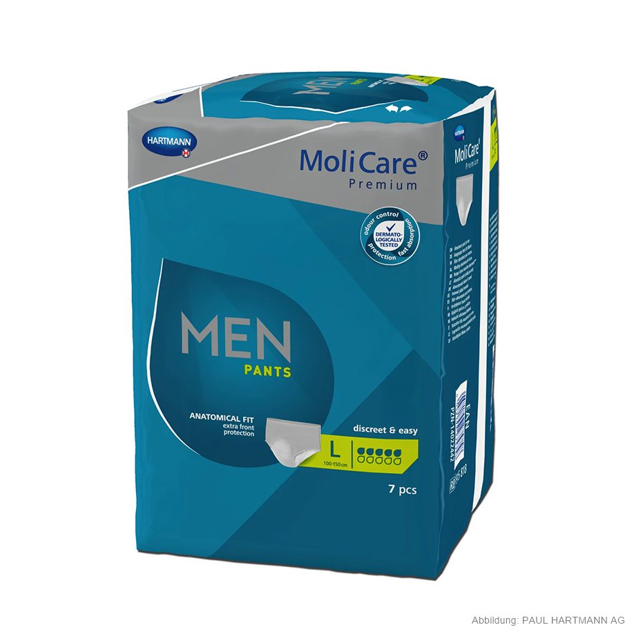 MoliCare Premium MEN PANTS 5 Tropfen Gr. L, Inkontinenzslips (7 Stck.)