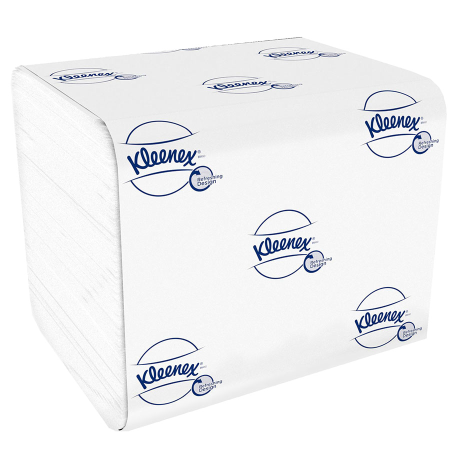 KLEENEX Toilettenpapier, 2-lagig, weiß, 11 x 18,6 cm (36 x 200 Bl.)