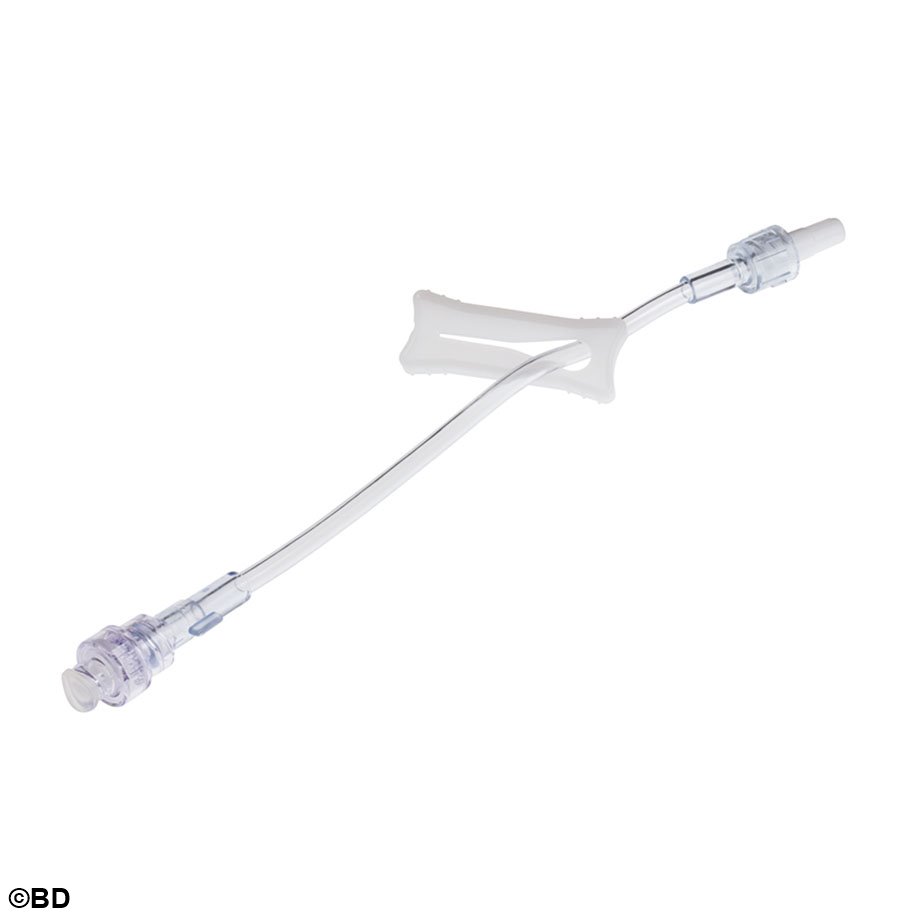 BD Q-Syte Luer-Zugangssystem steril mit 15 cm Standardschlauch