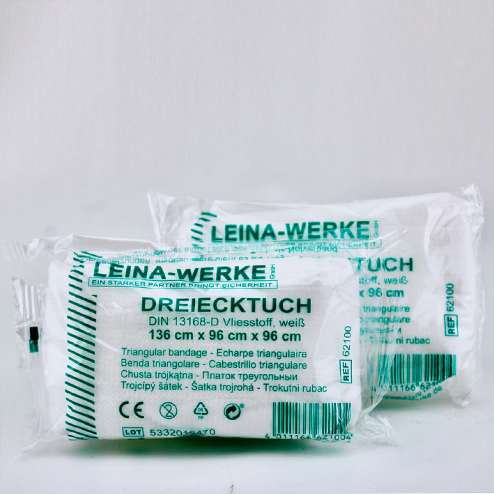 Dreiecktuch unsteril DIN 13168-D 96 x 96 x 136 cm, weiß
