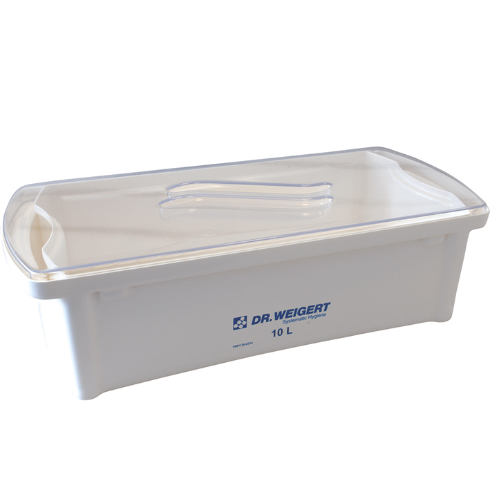 Instrumentenwanne 10 Ltr. mit Siebeinsatz und Deckel