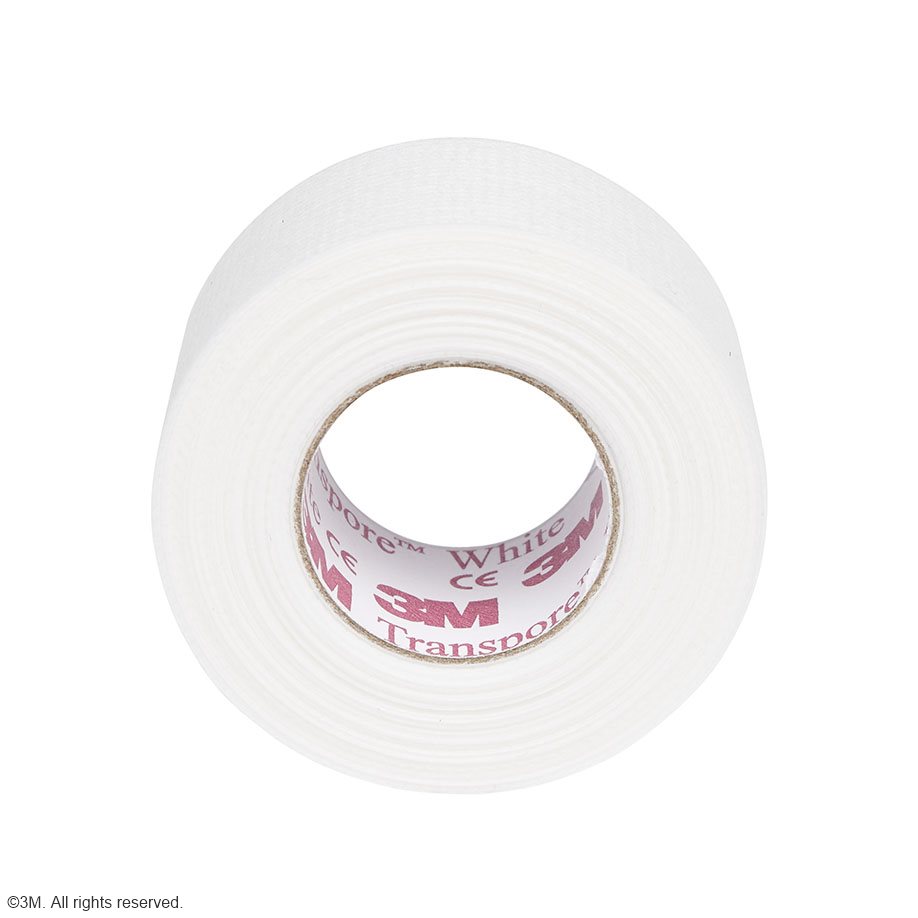 3M Transpore White Universalpflaster, 2,5 cm x 9,1 m (12 Stck.)