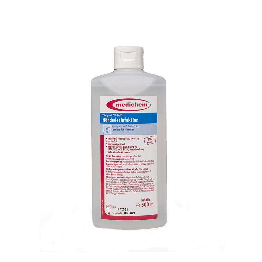 medichem Händedesinfektion 500 ml