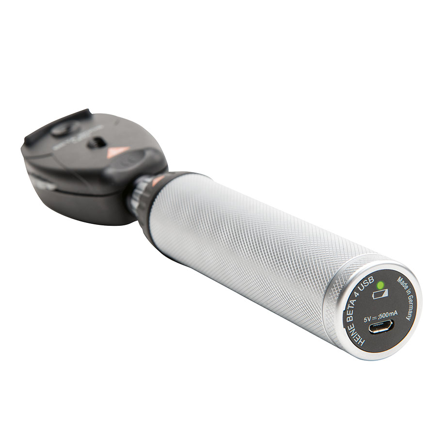 BETA 200 S LED Ophthalmoskop-Set mit BETA4 USB Ladegriff