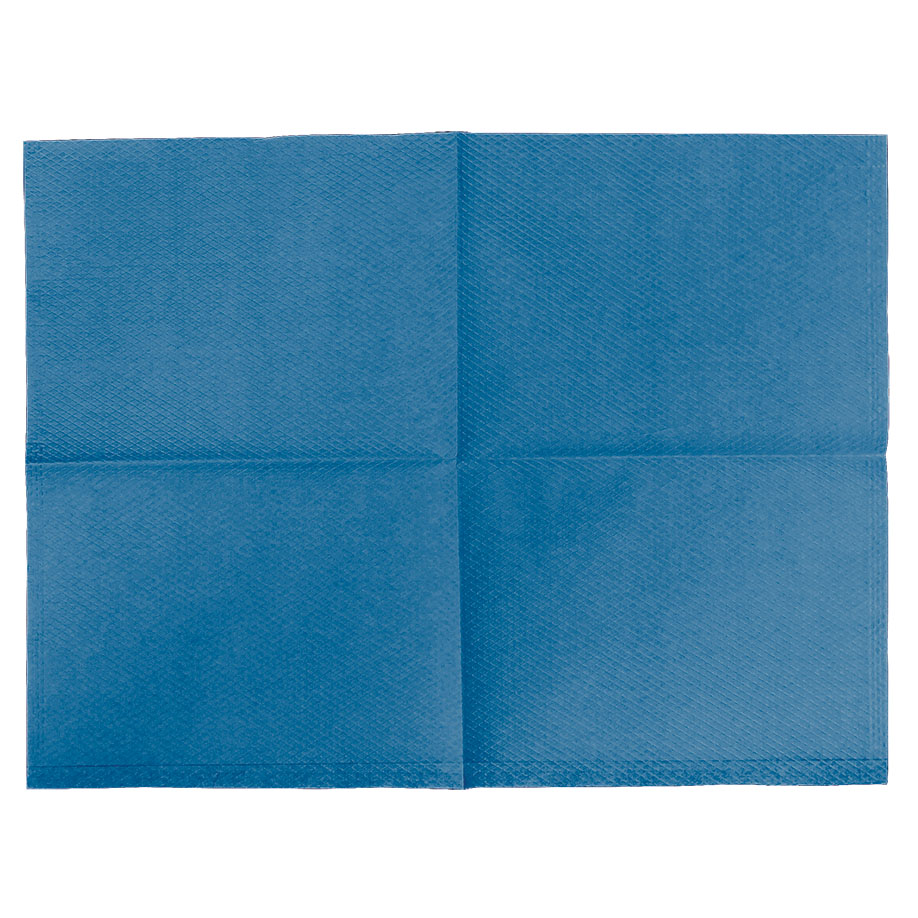 Kopfstützenschoner Tissue/PE, 25 x 33 cm, magic blue (500 Stck.)