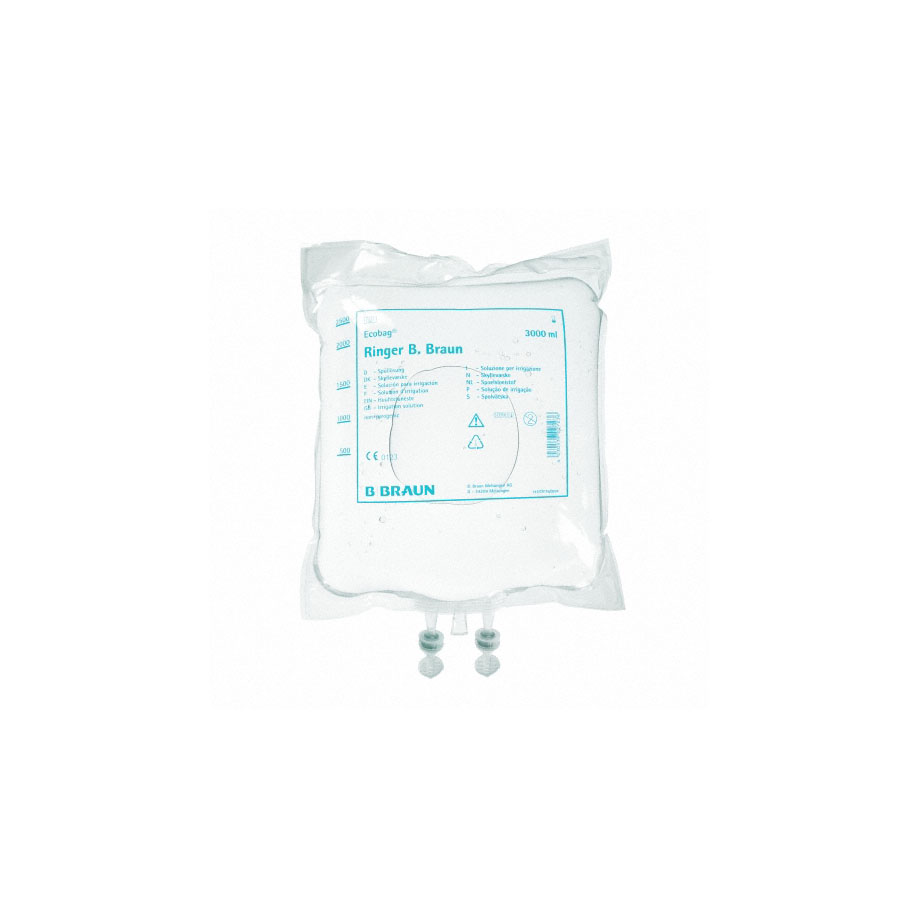 Ringer B.Braun Spüllösung (4x3000ml) Ecobag CE mit Standard Portsystem