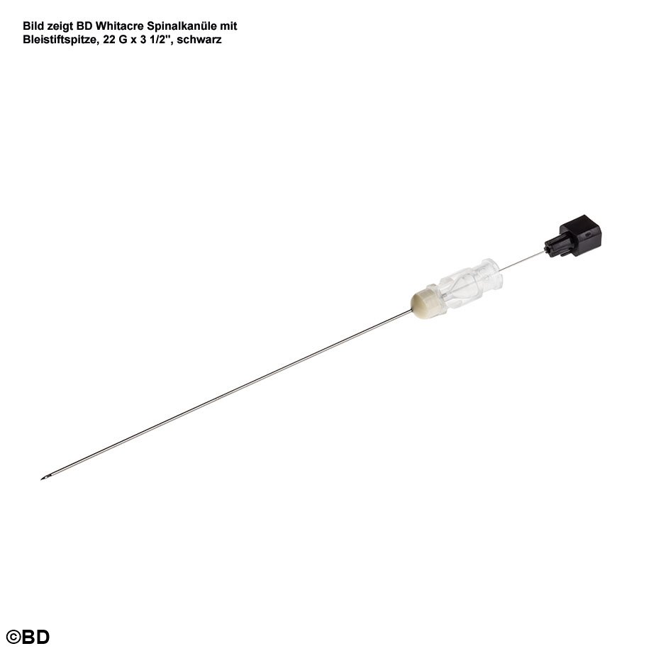 BD Whitacre Spinalkanüle mit Bleistiftspitze, 25 G x 3 1/2'', orange