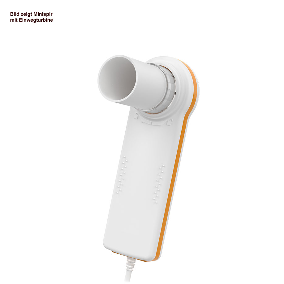 MiniSpir PC-basiertes USB-Spirometer inkl. Mehrwegturbine