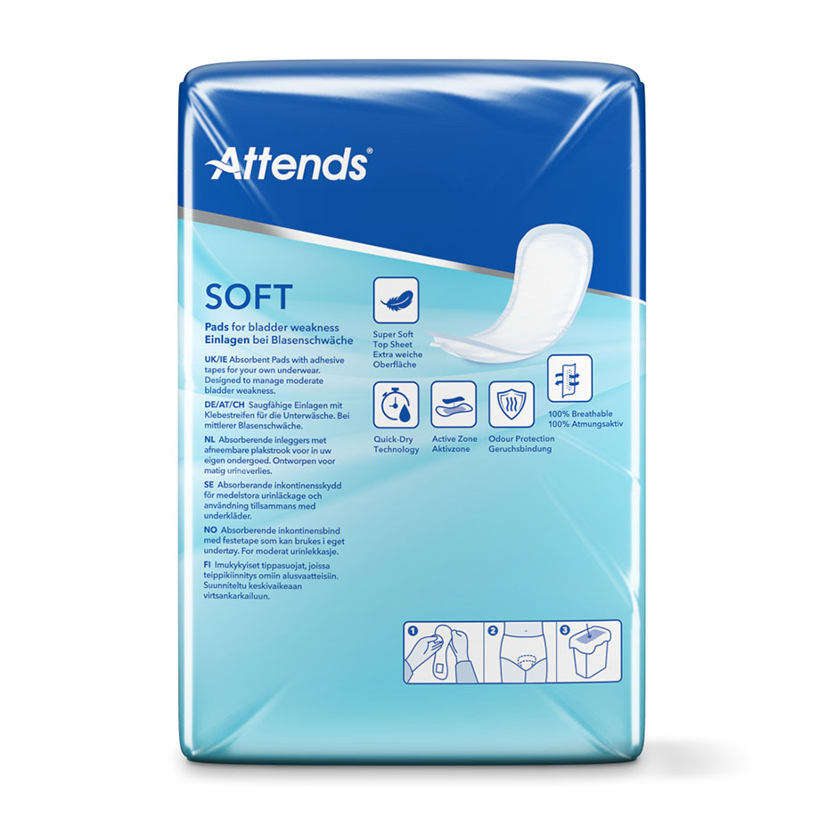 *Attends Soft 5 Inkontinenzeinlagen (38 Stck.) - ausser Handel - / Alternative: ATT 204771