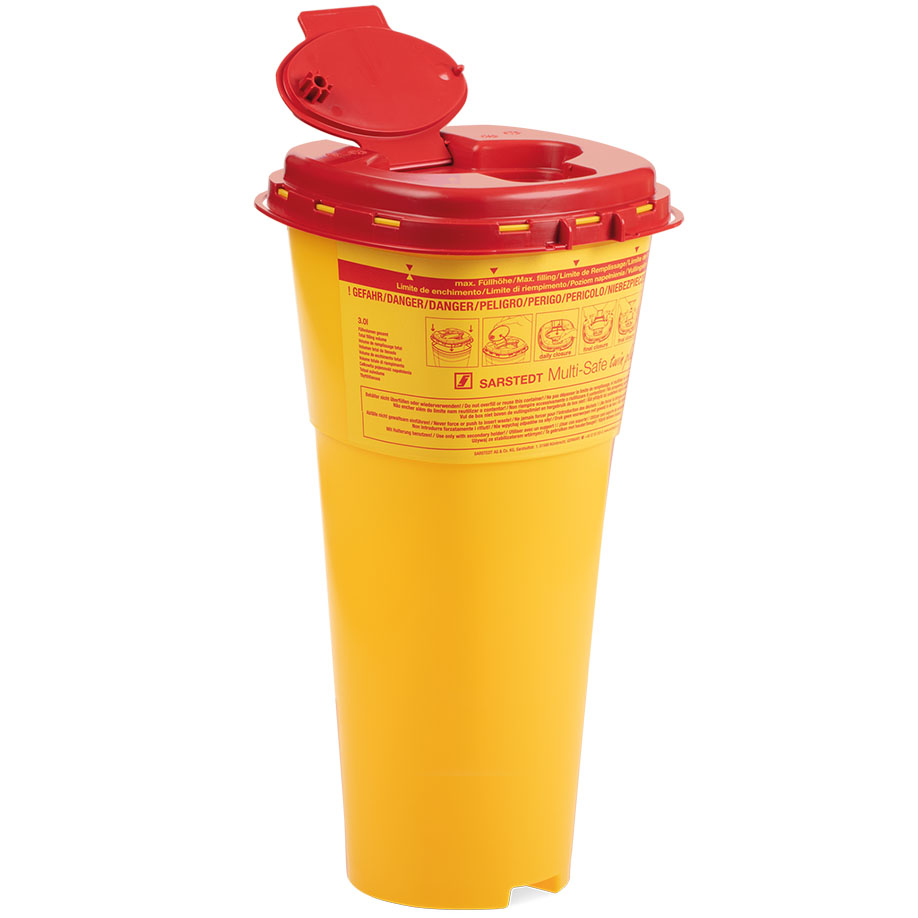 *Kanülenabwurfbehälter 5,0 Ltr. Multi-Safe twin plus 5000 -ausser Handel-/ Alternative: SAR 77.3884.250