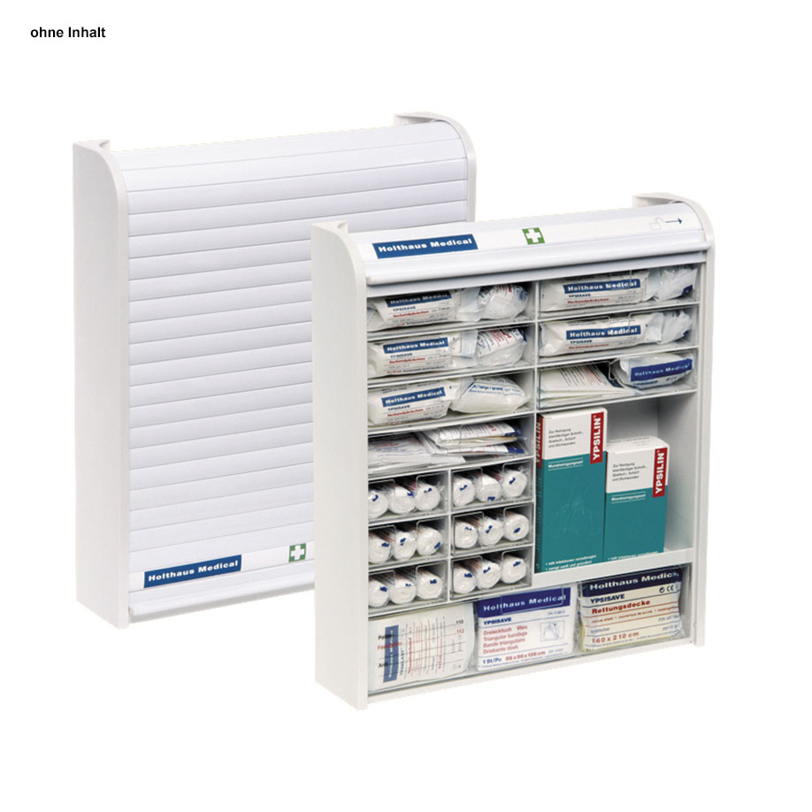 Verbandschrank Rollmed 48 x 42 x 10 cm, weiß, leer