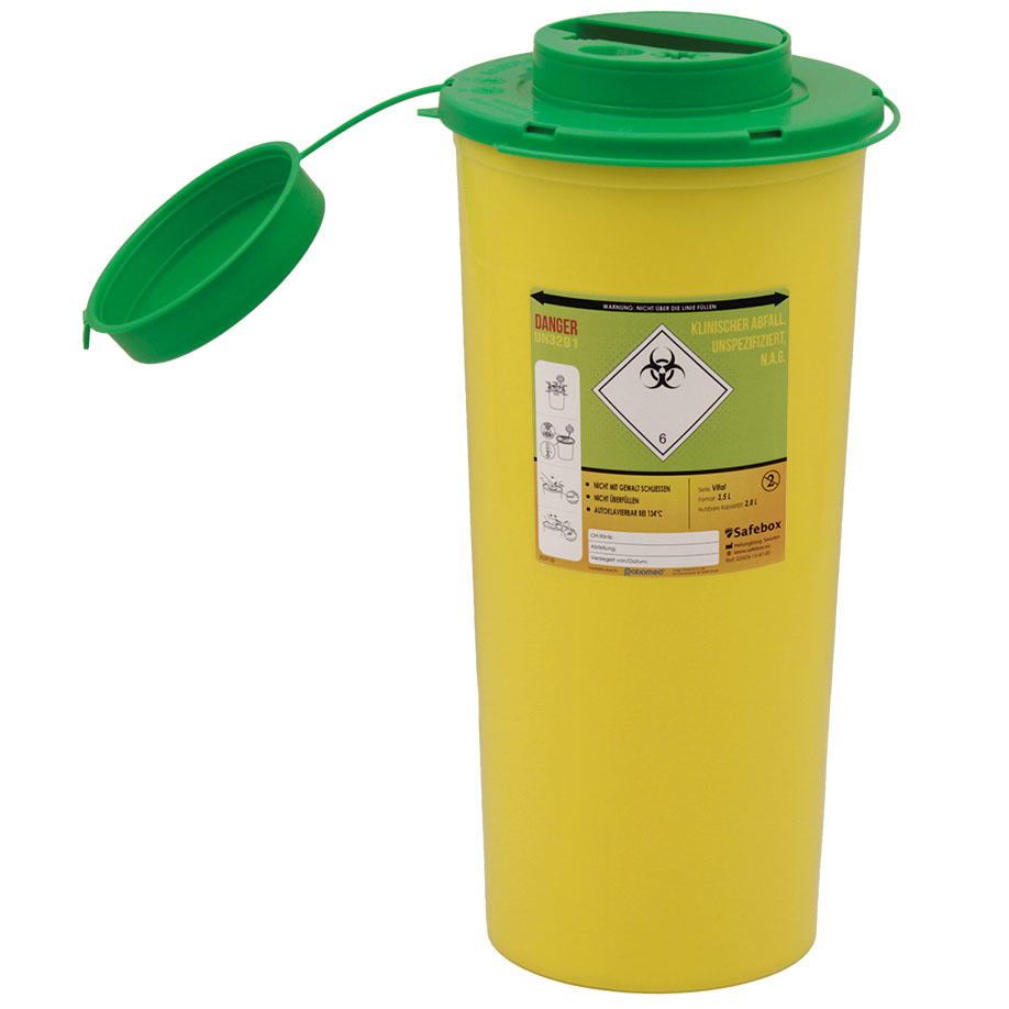 Kanülenabwurfbehälter ratiomed Safe-Box REC 3,5 Ltr.