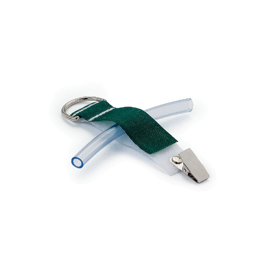 Universal-Schlauchhalter ratiomed OP-FIX mit Clip grün/weiß, 9,5x2,5 cm (25 Stck)