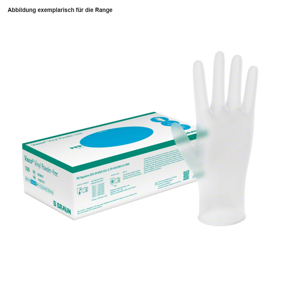 *Vasco Vinyl Powderfree U.-Handschuhe -ausser Handel-/Alternative:PET 6091530