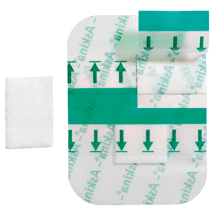 Askina soft clear I.V. Fixierverband steril 6 x 8 cm (50 Stck.)