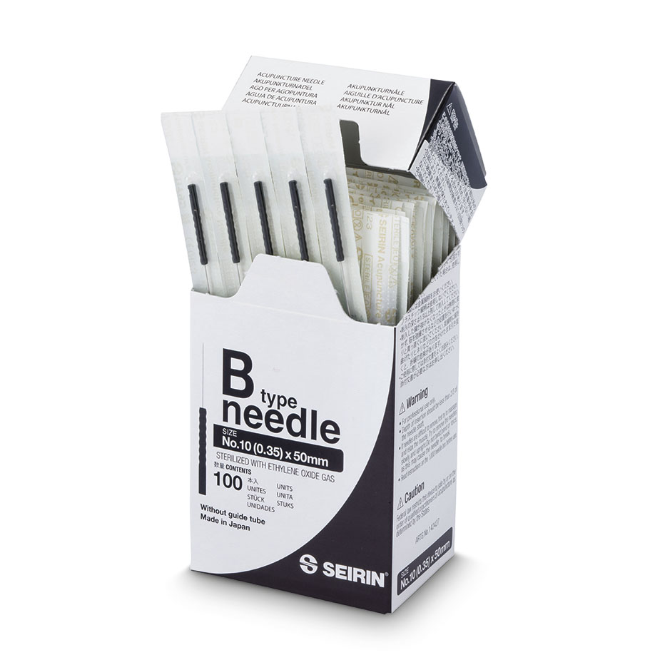 Standardnadeln B-Type 0,35x50 Nr. 10 (100 Stck.)
