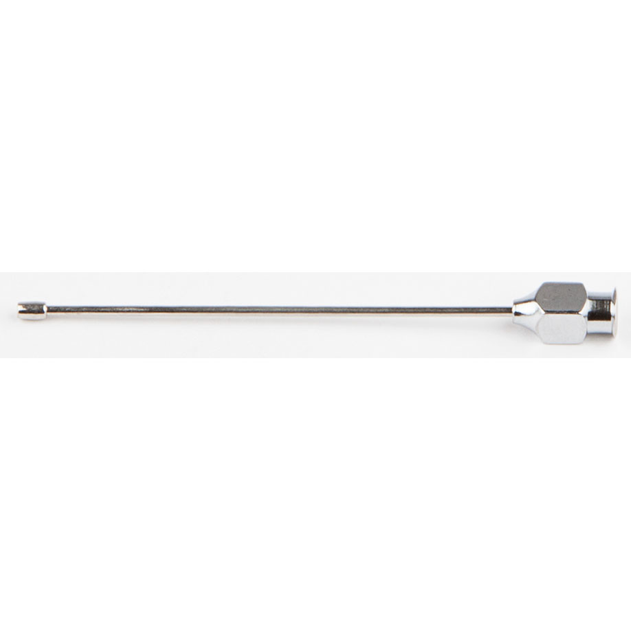 Einmal-Knopfkanülen gerade, Gesamtlänge 14 cm, Ø 1,2 mm (2 x 50 Stck.)