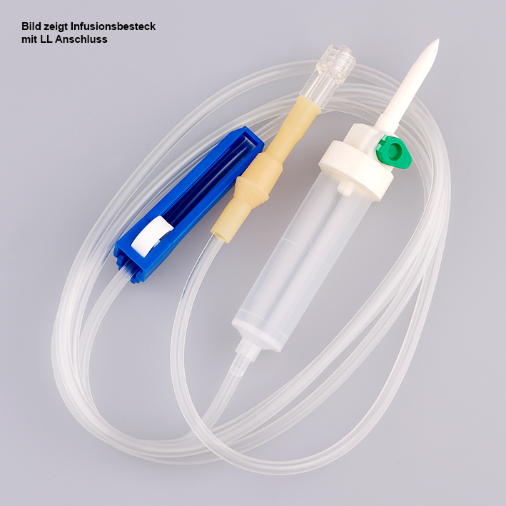 SOLUFLO-Infusionsbestecke LL 150 cm mit Zuspritzmöglichkeit (100 Stck.)