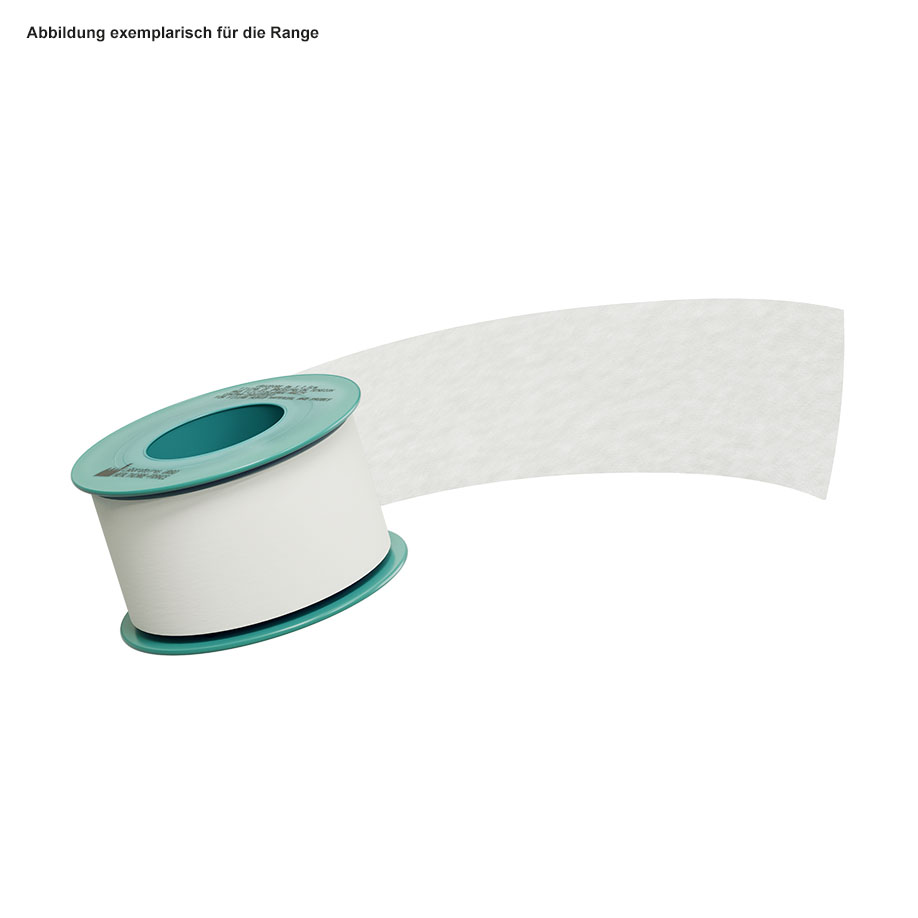 Urgopore Rollenpflaster, weiß, 5 m x 2,5 cm, ohne Schutzring (12 Rl.)
