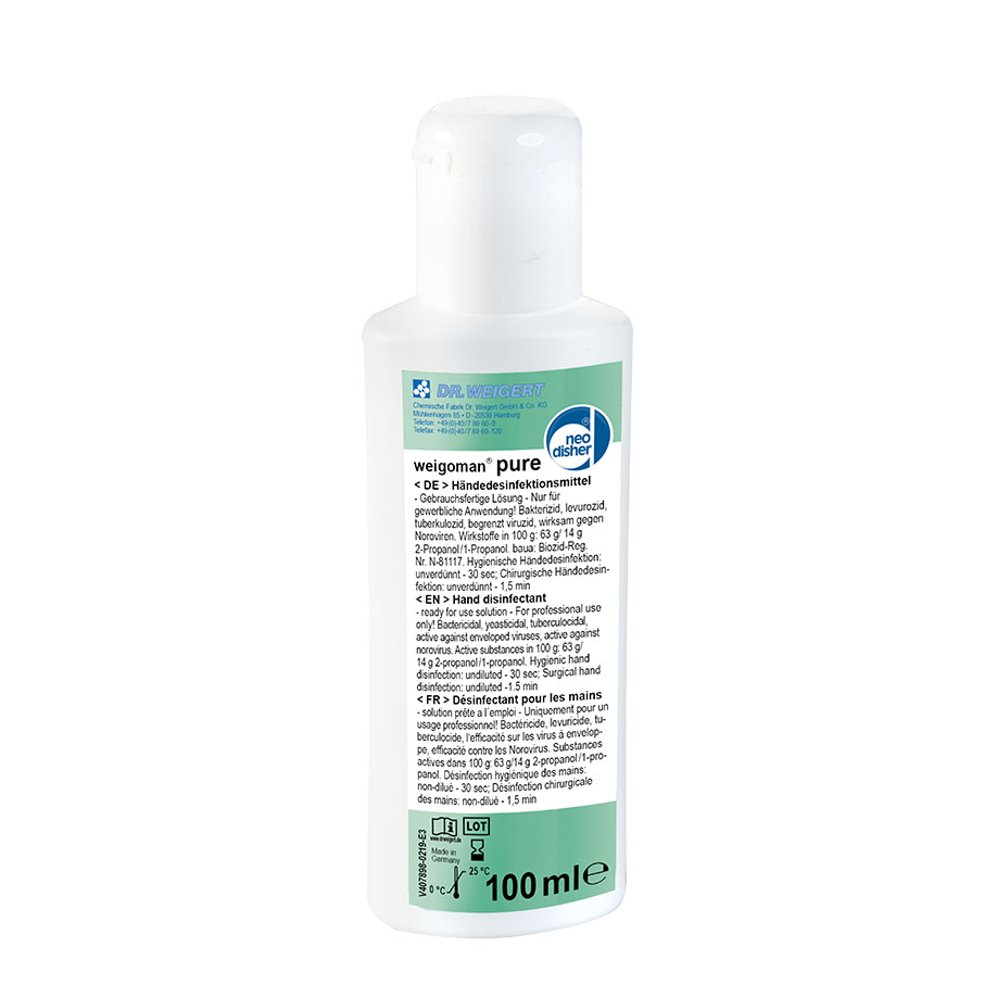 weigoman pure 100 ml Händedesinfektion