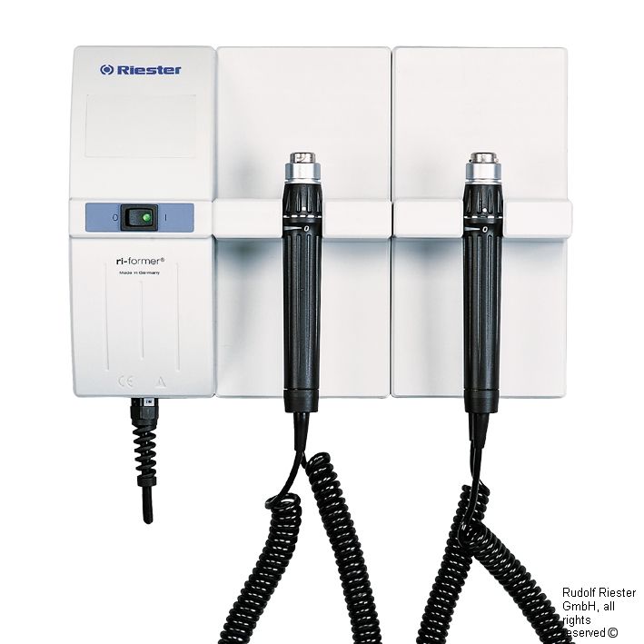 ri-former Diagnosestation Wandmodell, 3,5 V/100V-240V, mit 2 Griffen, ohne Uhr
