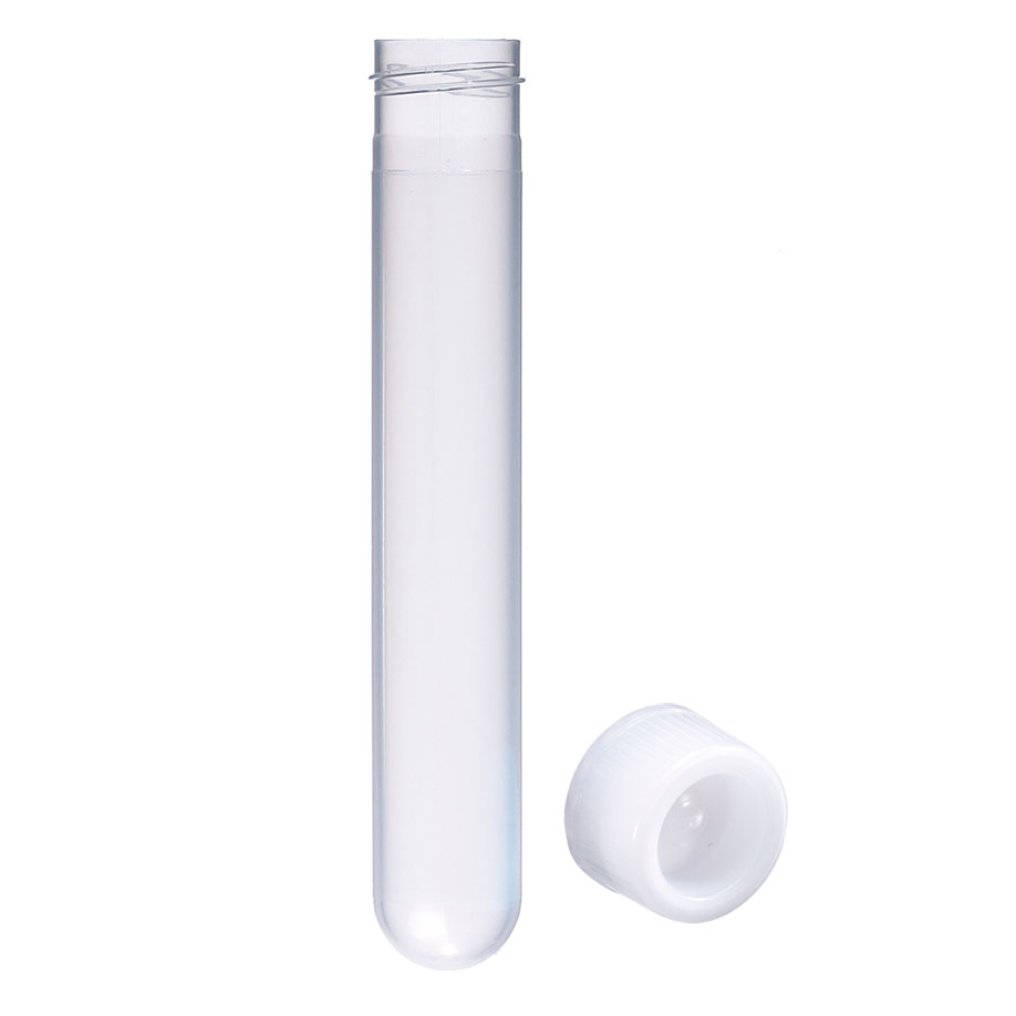 Röhrchen mit Schraubverschluss natur, 13 ml, 16 x 100 mm (100 Stck.)