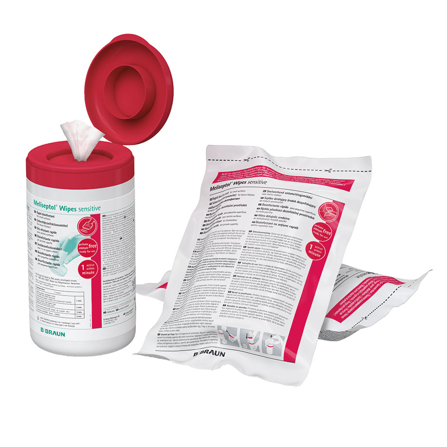 Meliseptol Wipes sensitive (60 Tücher) Flächenschnelldesinfektion