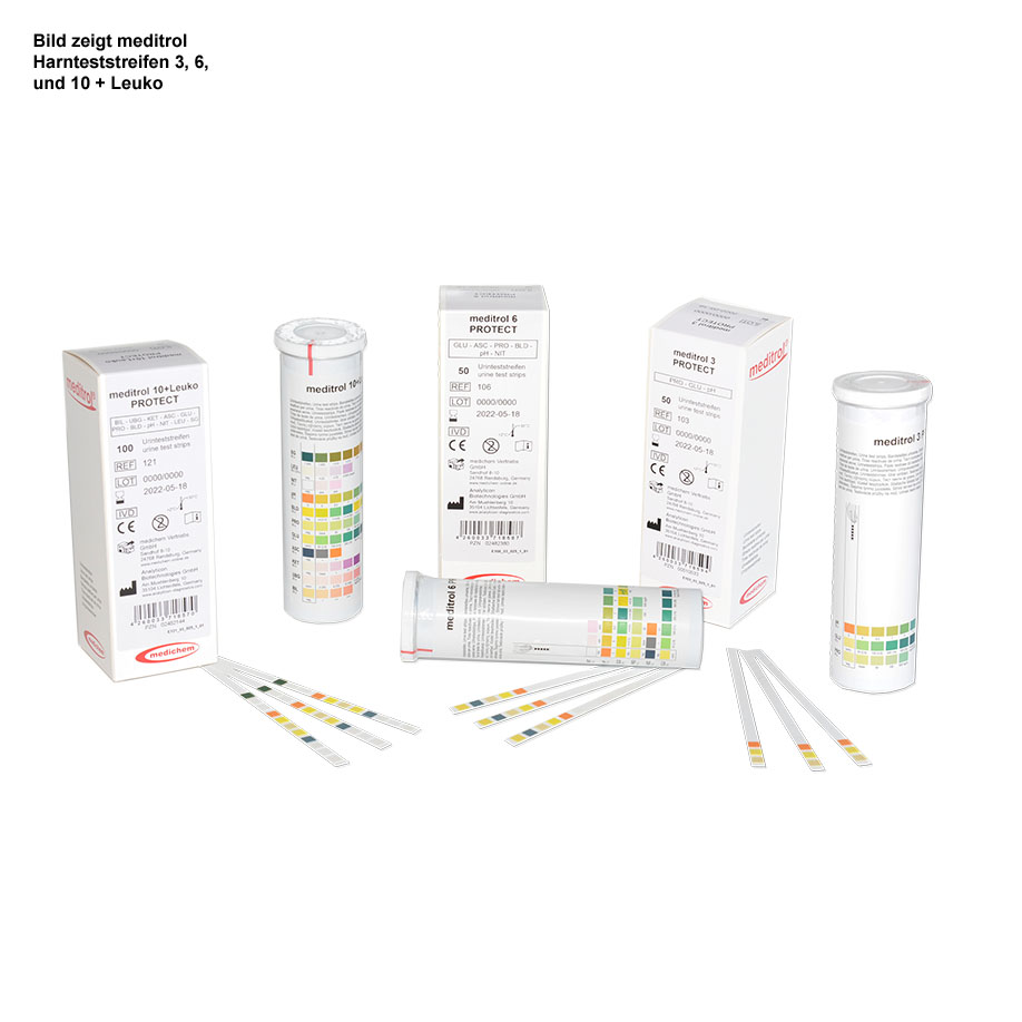 meditrol-10 + Leuko Harnteststreifen (100 T.)