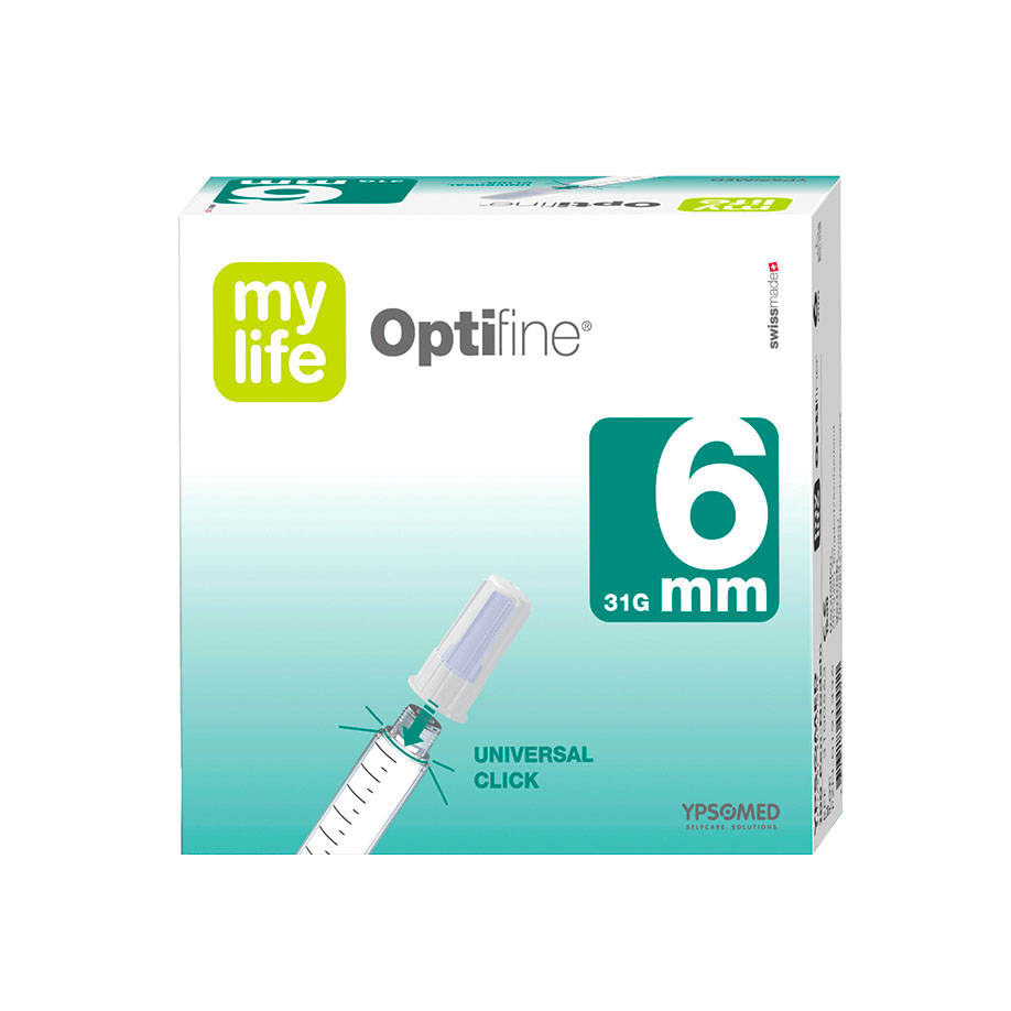 mylife Optifine Pen-Nadeln 0,25 x 6 mm (100 Stck.)