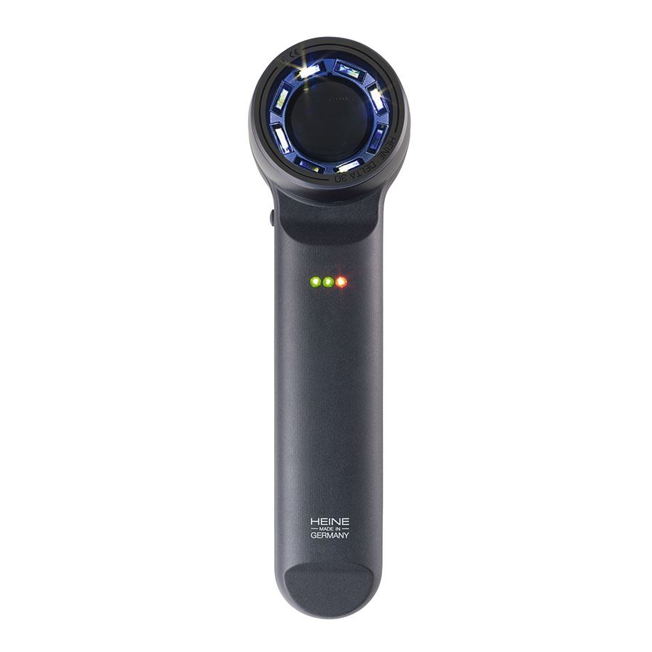 DELTA 30 PRO Dermatoskop mit Kontaktscheibe mit Skala, E4-USBC